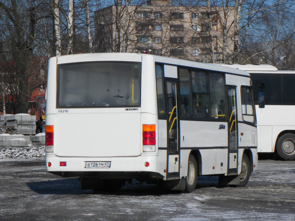 Ленинградская область, ПАЗ-320402-05 № 04190