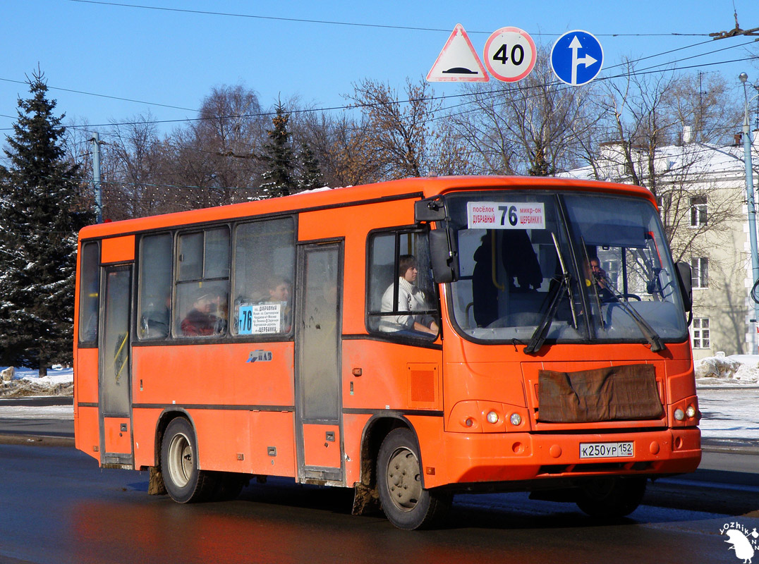 Нижегородская область, ПАЗ-320402-05 № К 250 УР 152