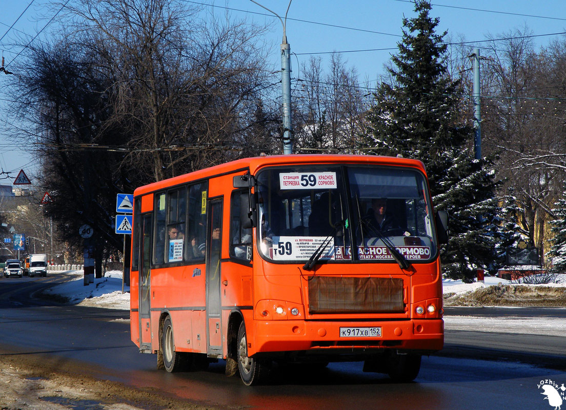 Нижегородская область, ПАЗ-320402-05 № К 917 ХВ 152