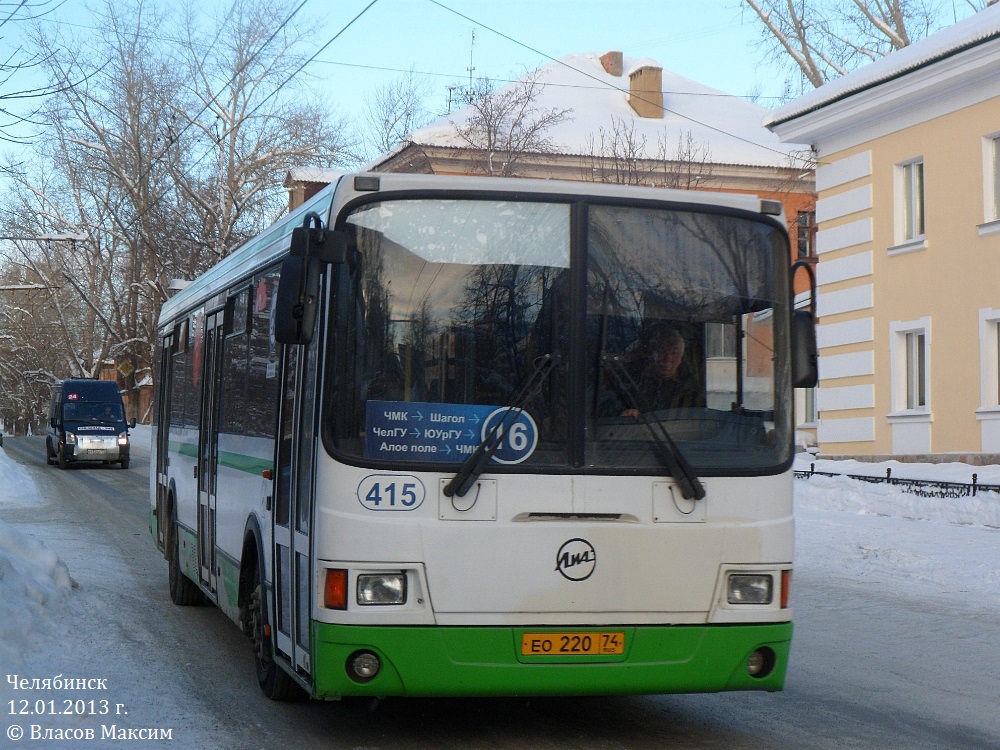 Челябинская область, ЛиАЗ-5256.53 № 415