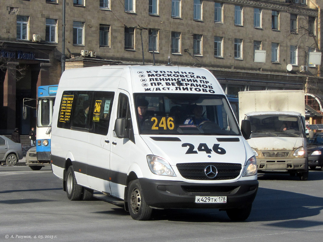 Санкт-Петербург, Луидор-22360C (MB Sprinter) № К 429 ТК 178