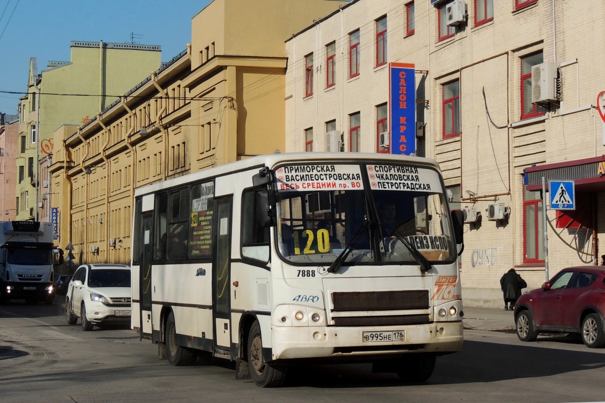 Санкт-Петербург, ПАЗ-320402-05 № 7888