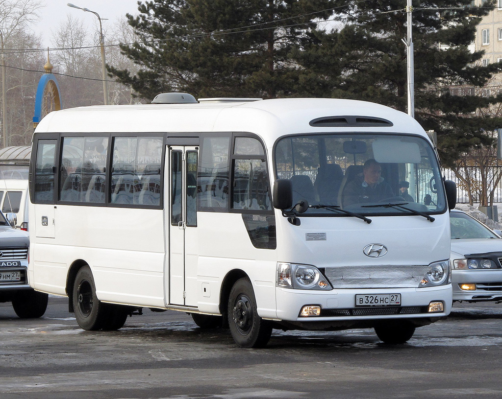 Хабаровский край, Hyundai County Deluxe № В 326 НС 27