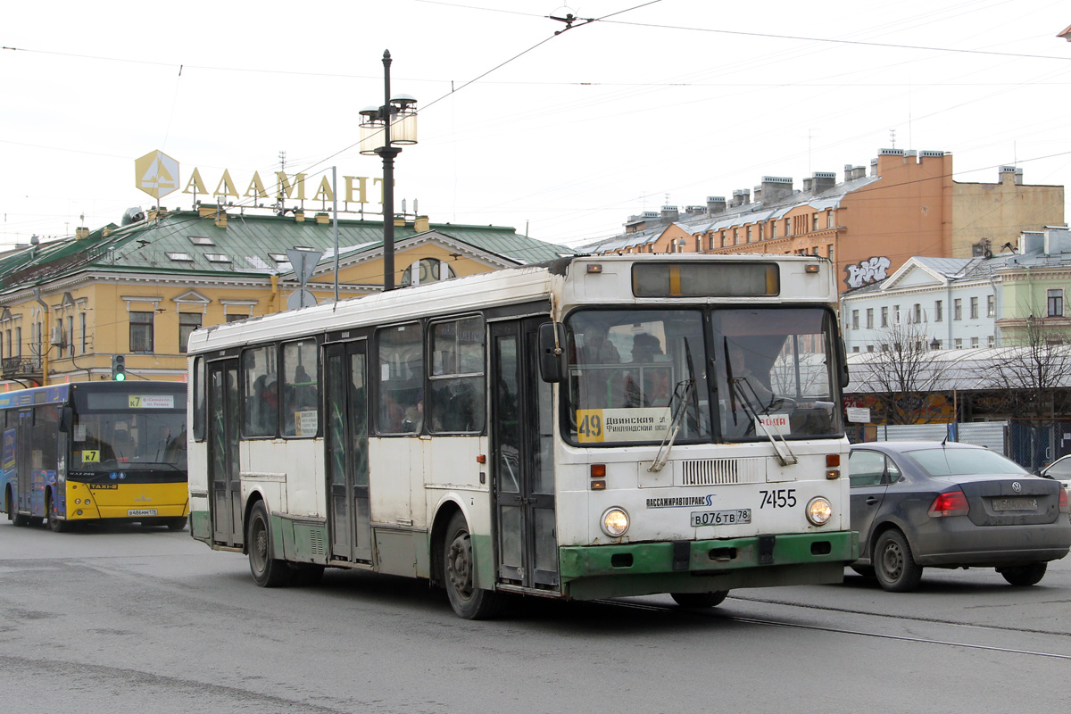 Санкт-Петербург, ЛиАЗ-5256.25 № 7455