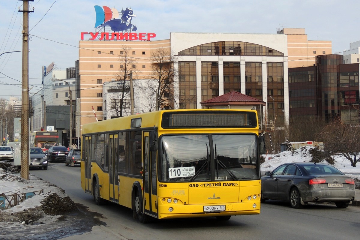 Санкт-Петербург, МАЗ-103.468 № В 200 НУ 178