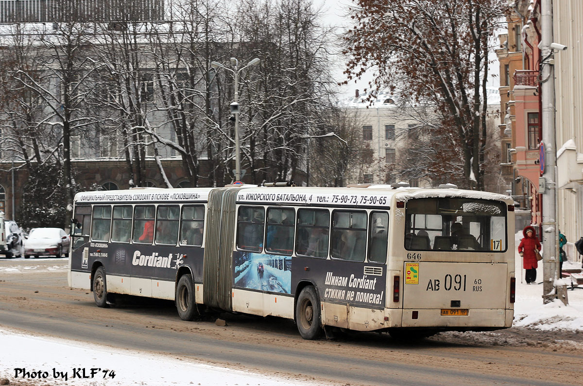 Псковская область, Mercedes-Benz O345G № 646