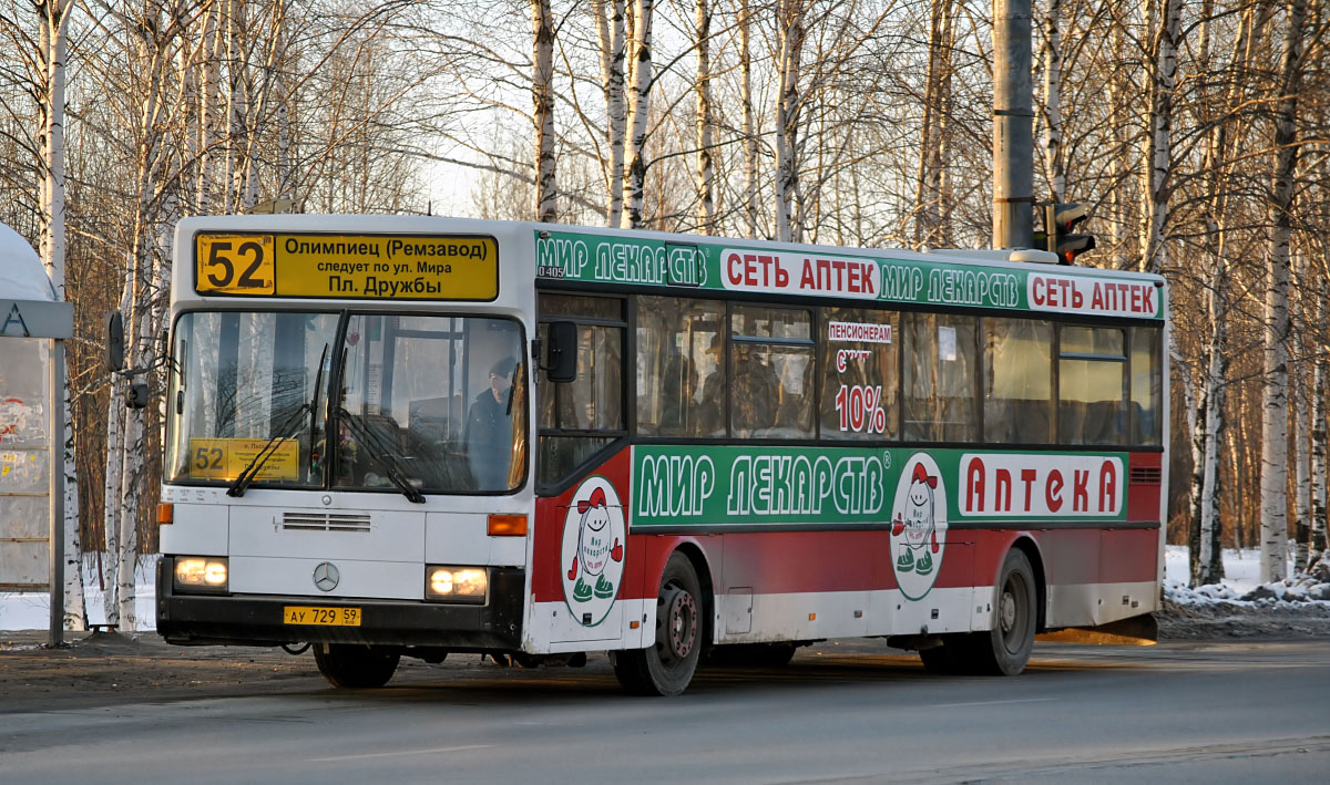 Perm region, Mercedes-Benz O405 # АУ 729 59