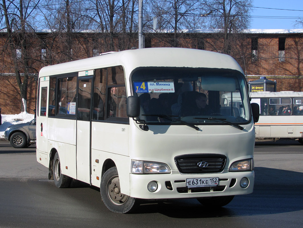 Нижегородская область, Hyundai County SWB C08 (РЗГА) № Е 631 КЕ 152