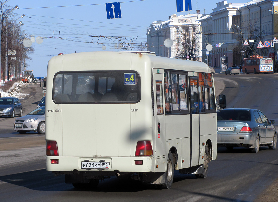 Нижегородская область, Hyundai County SWB C08 (РЗГА) № Е 631 КЕ 152