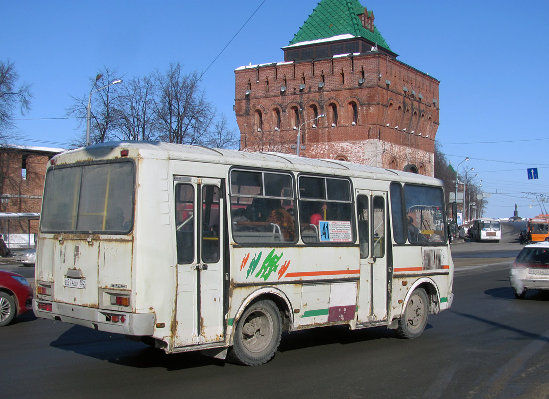 Нижегородская область, ПАЗ-32054 № Е 574 ОР 152