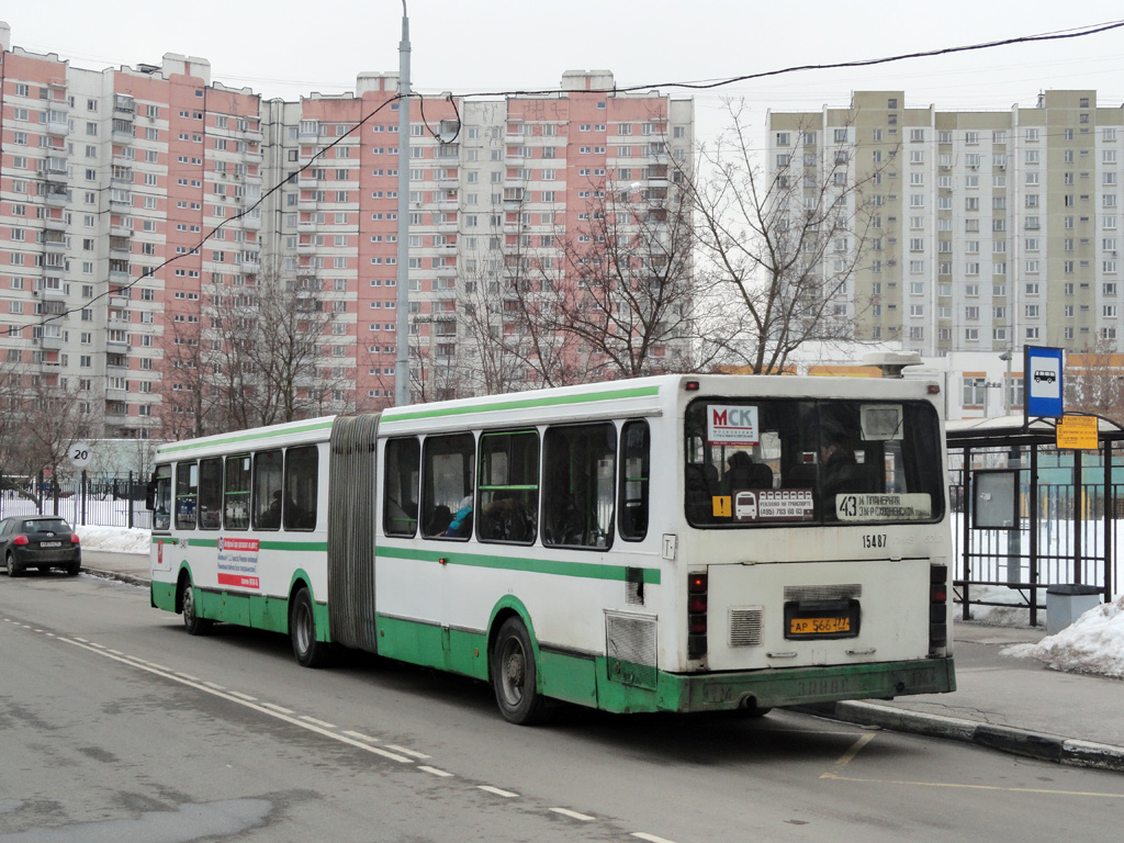 Москва, ЛиАЗ-6212.01 № 15487