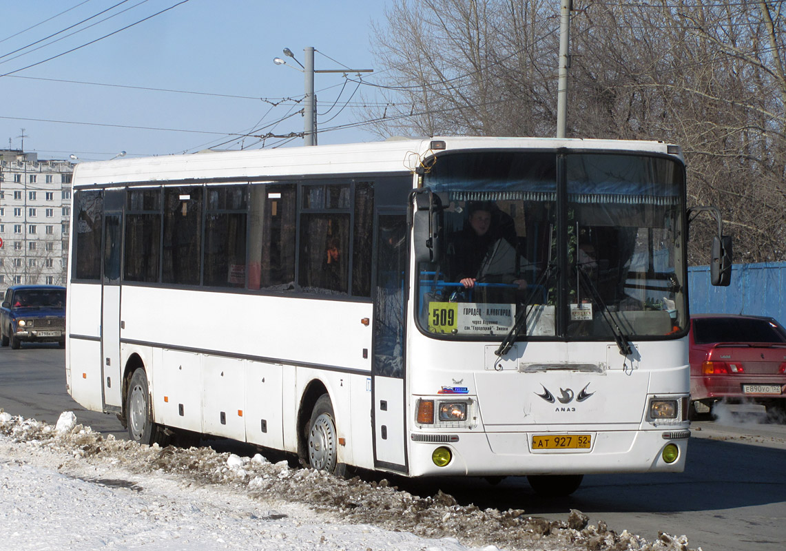 Нижегородская область, ЛиАЗ-5256.34 (ГолАЗ) № АТ 927 52