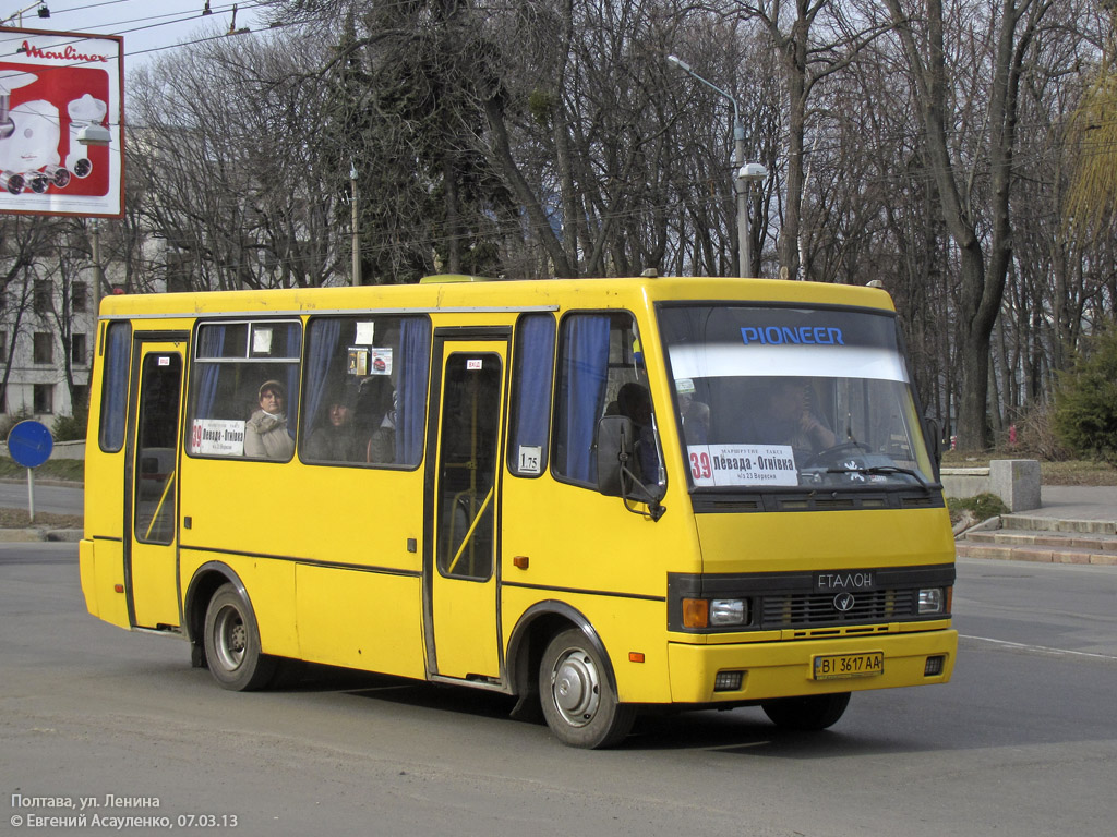 Полтавская область, БАЗ-А079.14 "Подснежник" № BI 3617 AA