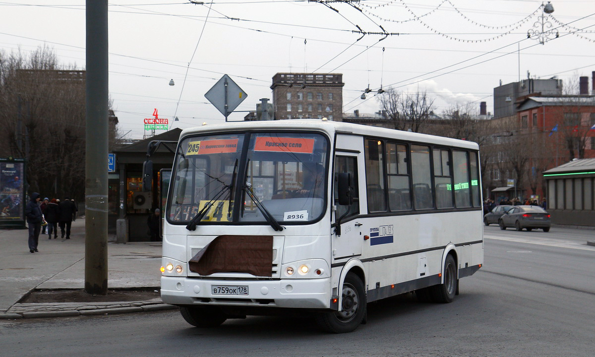 Санкт-Петербург, ПАЗ-320412-05 № 8936