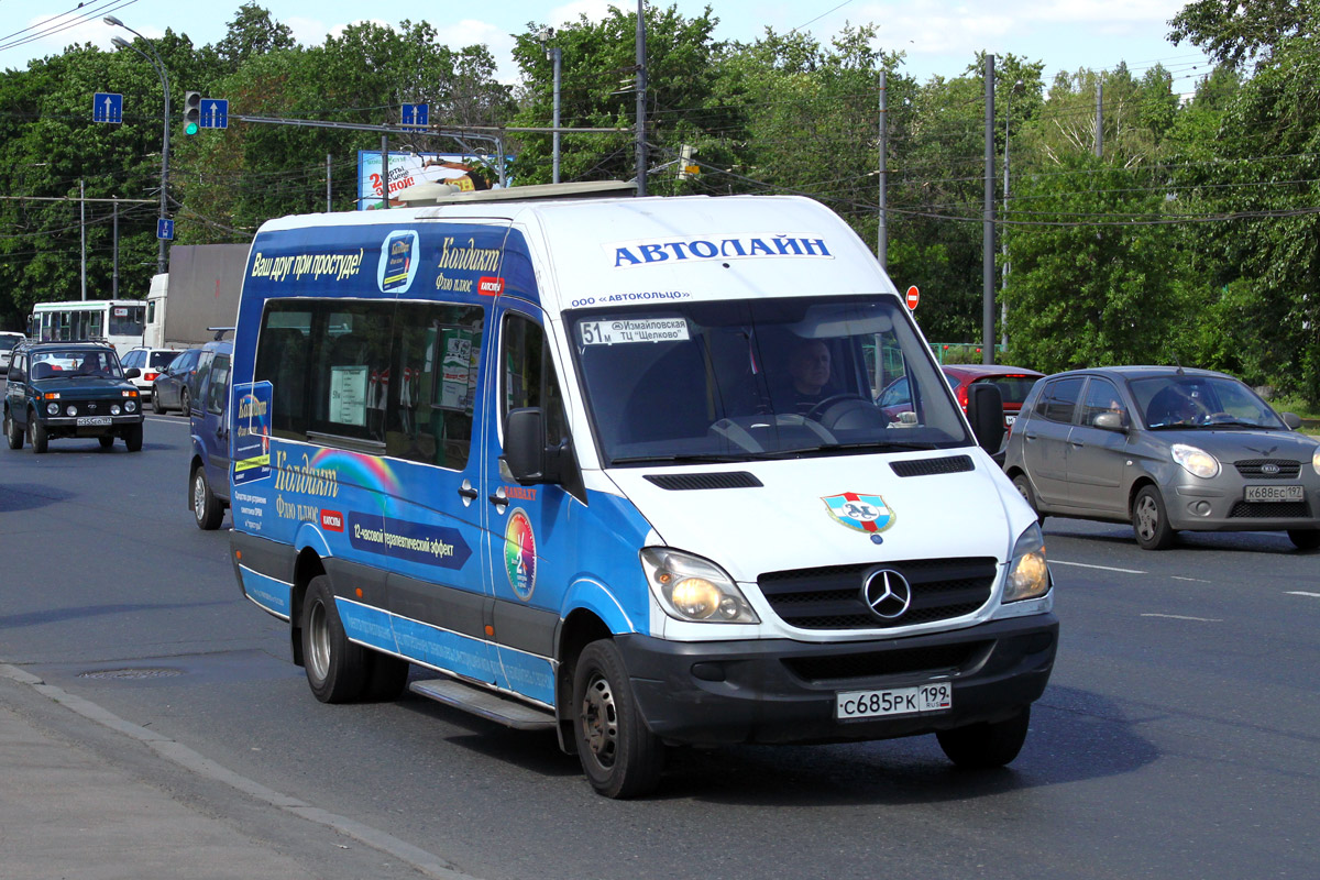 Москва, Луидор-22340A (MB Sprinter 515CDI) № С 685 РК 199