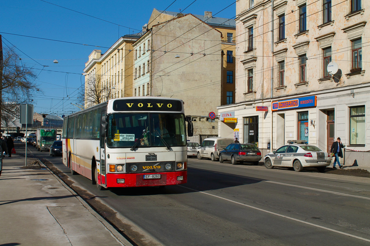 Латвия, Van Hool T8 Alizée 210 № EF-8260