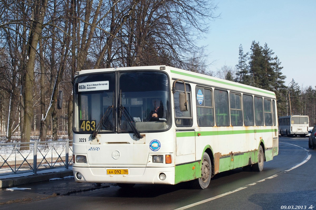 Санкт-Петербург, ЛиАЗ-5256.25 № 3221