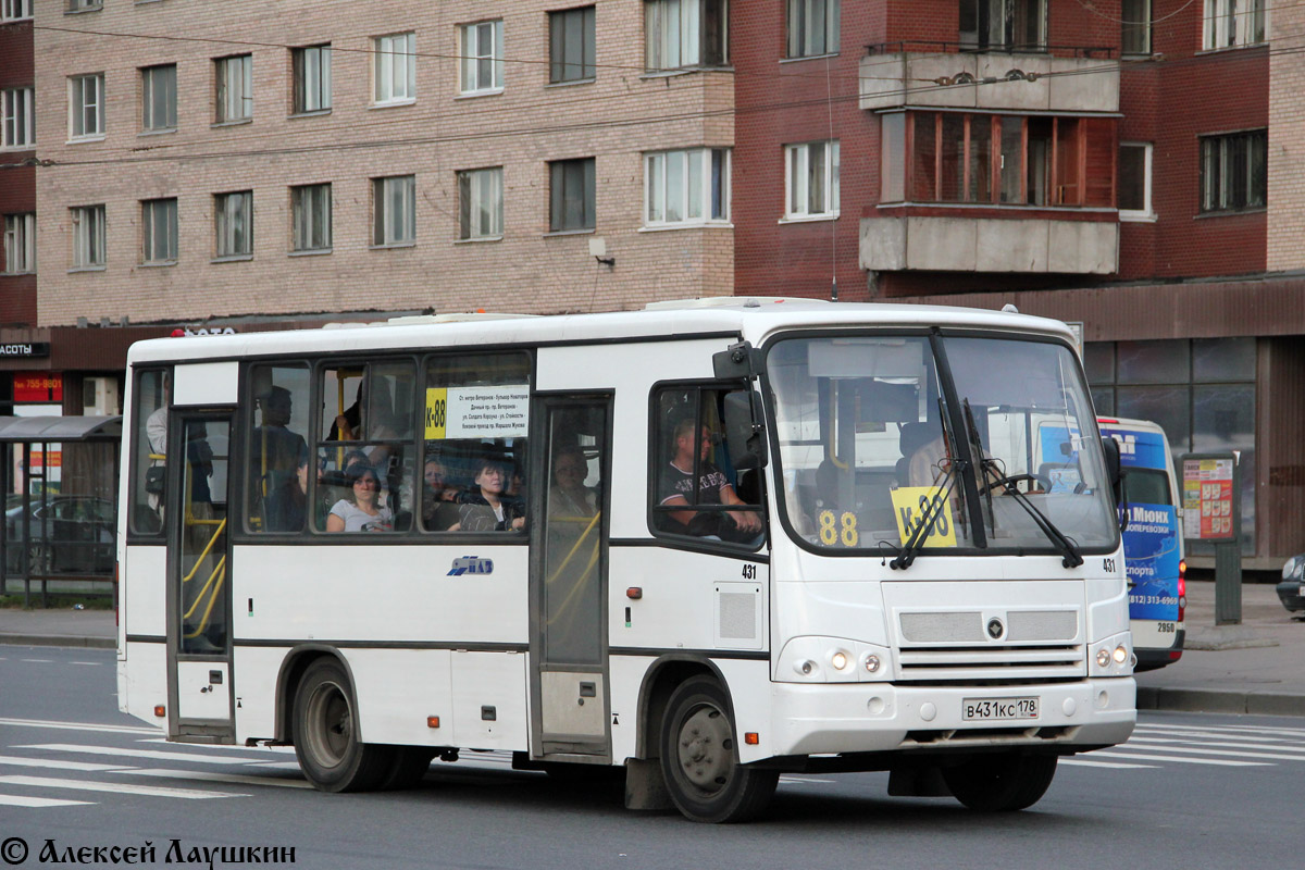 Санкт-Петербург, ПАЗ-320402-05 № 431