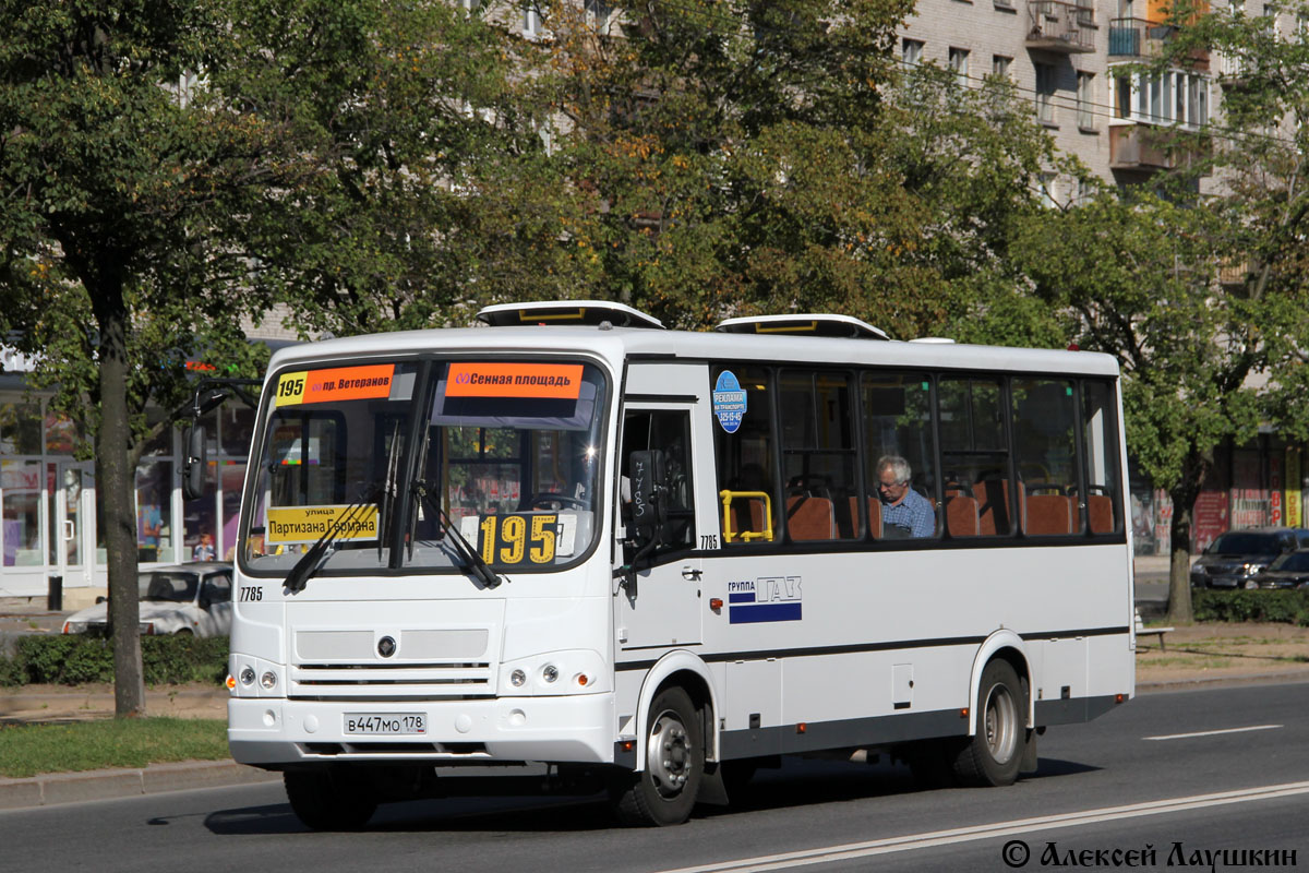 Санкт-Петербург, ПАЗ-320412-05 № 7785