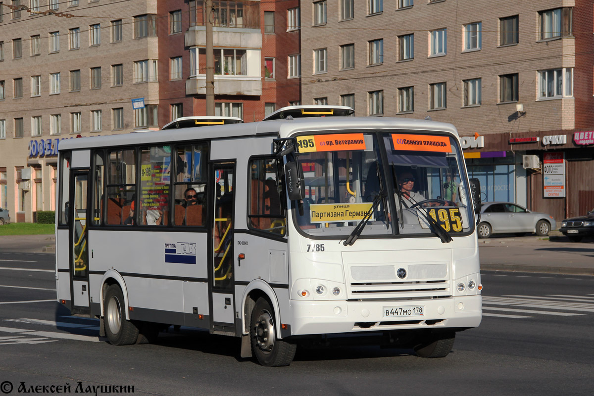 Санкт-Петербург, ПАЗ-320412-05 № 7785