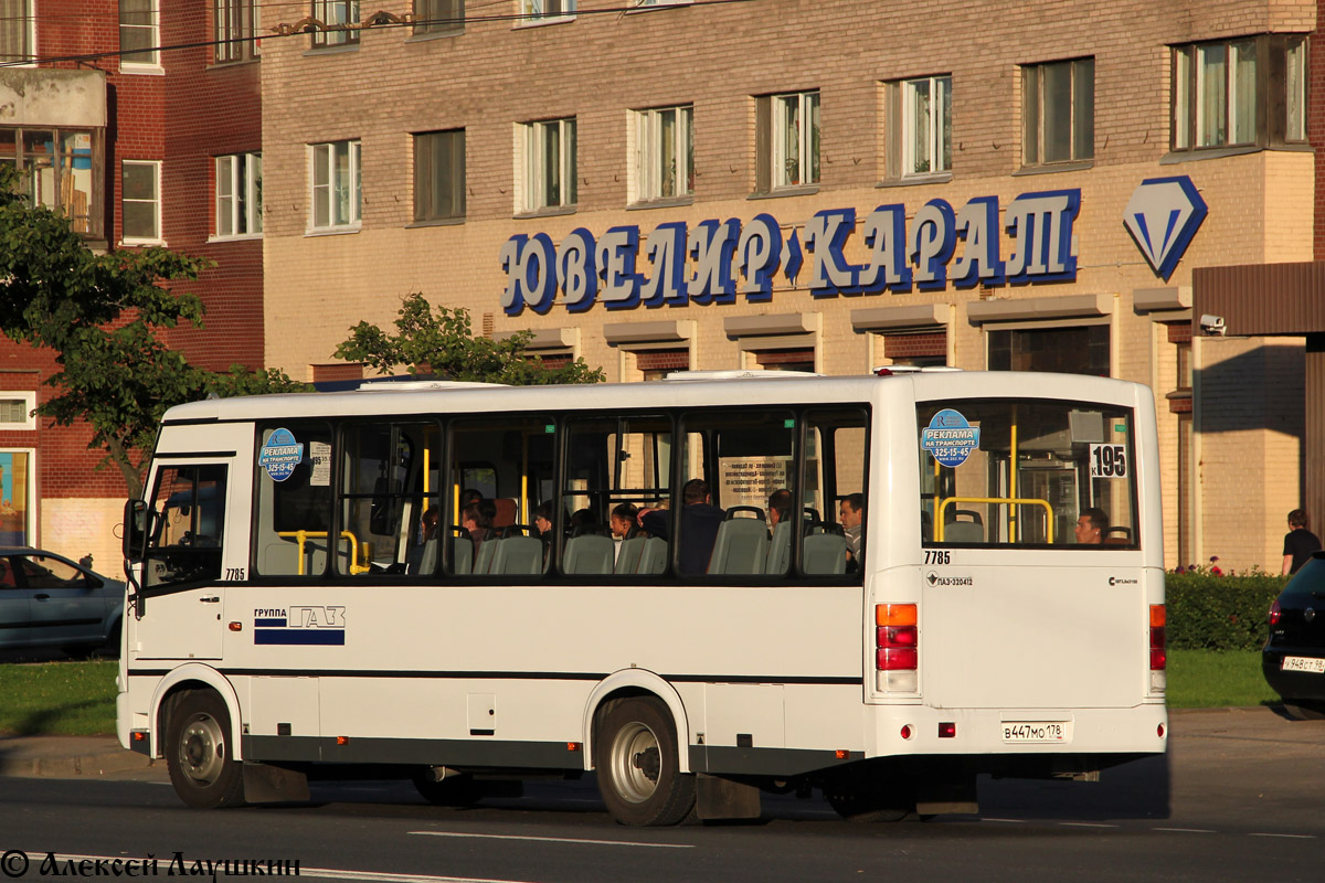 Санкт-Петербург, ПАЗ-320412-05 № 7785