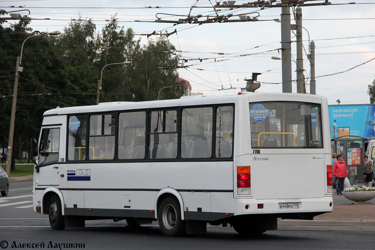 Санкт-Петербург, ПАЗ-320412-05 № 7786