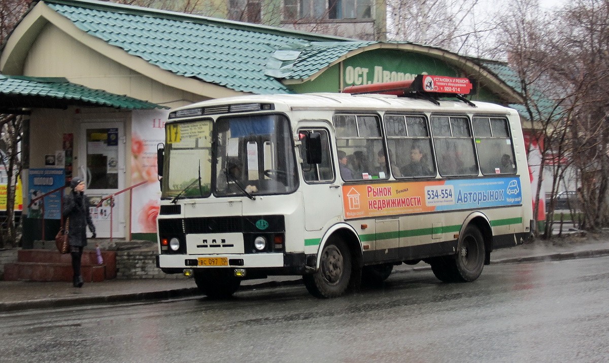 Томская область, ПАЗ-3205-110 № ВС 097 70