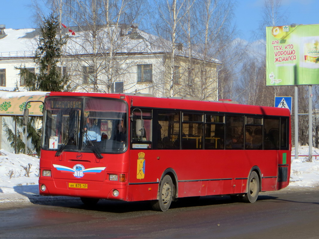 Kirov region, LiAZ-5256.53 Nr. АК 875 43