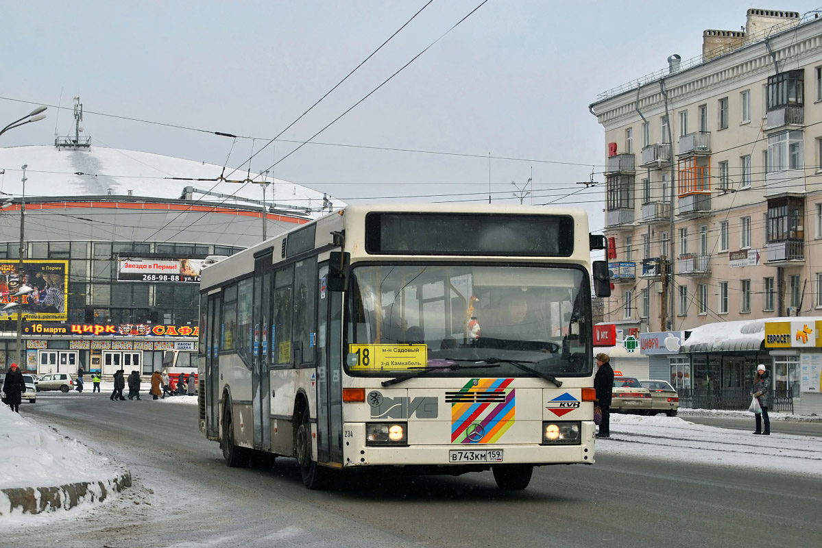 Пермский край, Mercedes-Benz O405N2 № В 743 КМ 159