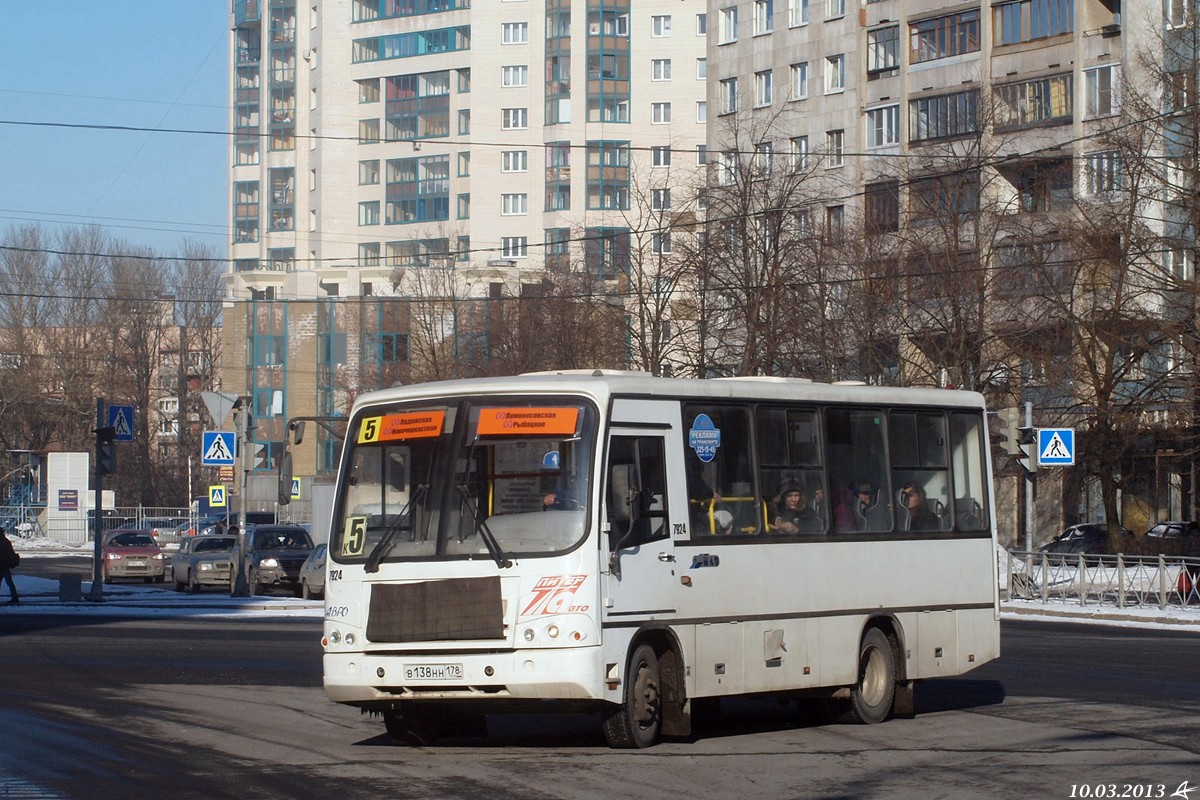 Санкт-Петербург, ПАЗ-320402-05 № 7924