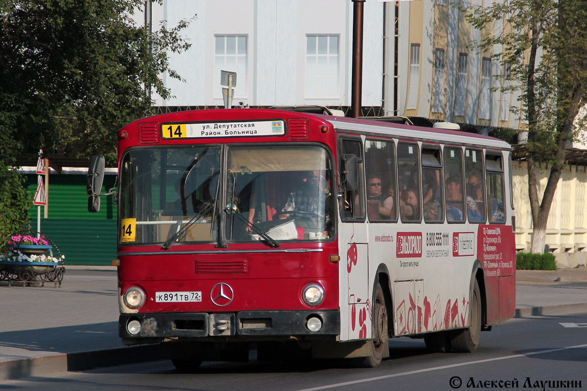 Тюменская область, Mercedes-Benz O307 № К 891 ТВ 72 — Фото — Автобусный  транспорт