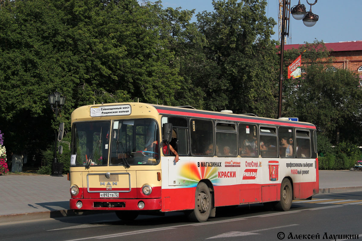 Тюменская область, MAN 192 SL200 № К 892 ТВ 72