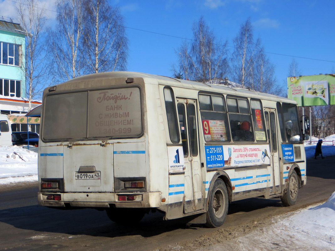 Кировская область, ПАЗ-4234 № В 019 ОА 43