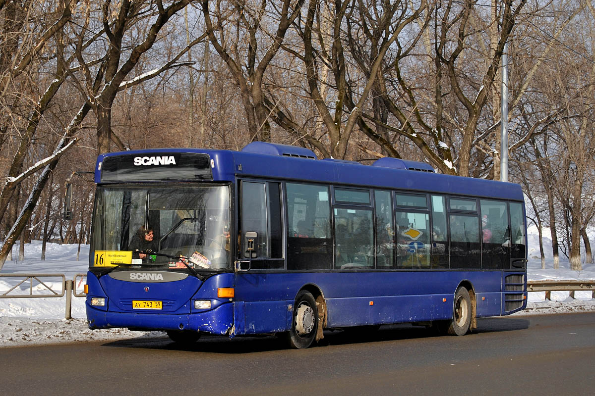 Пермский край, Scania OmniLink I (Скания-Питер) № АУ 743 59