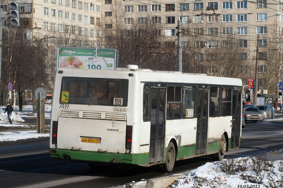 Санкт-Петербург, ЛиАЗ-5256.25 № 7419