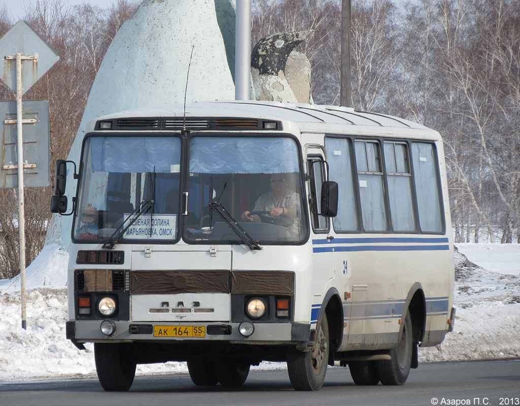 Омская область, ПАЗ-32053 № 34