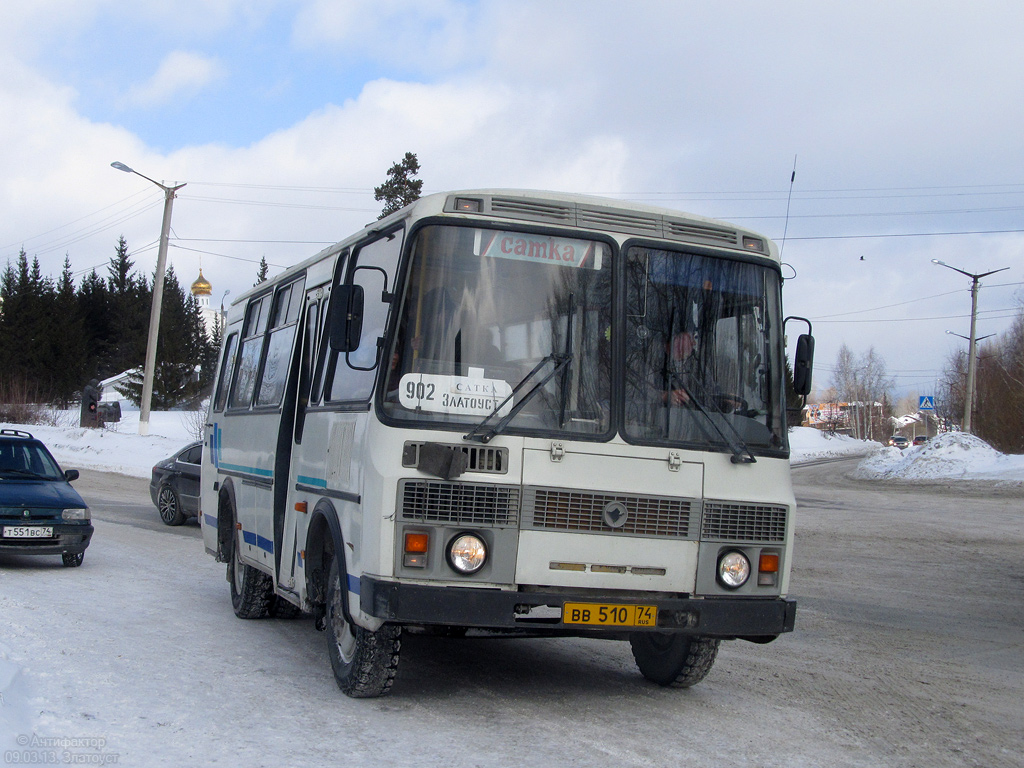 Челябинская область, ПАЗ-32053 № 510