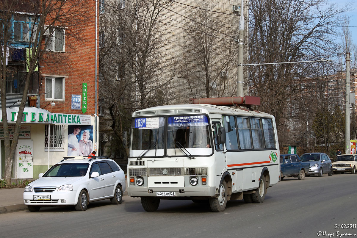 Краснодарский край, ПАЗ-32054 № Н 482 АР 123