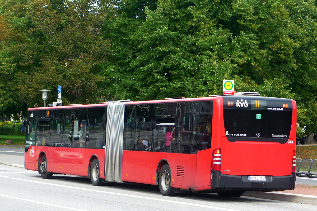 Шлезвиг-Гольштейн, Mercedes-Benz O530G Citaro facelift G № 734