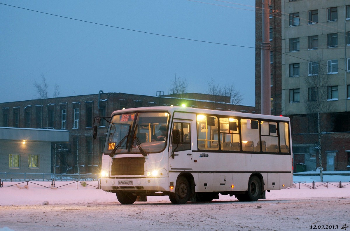 Санкт-Петербург, ПАЗ-320402-05 № В 302 НУ 178