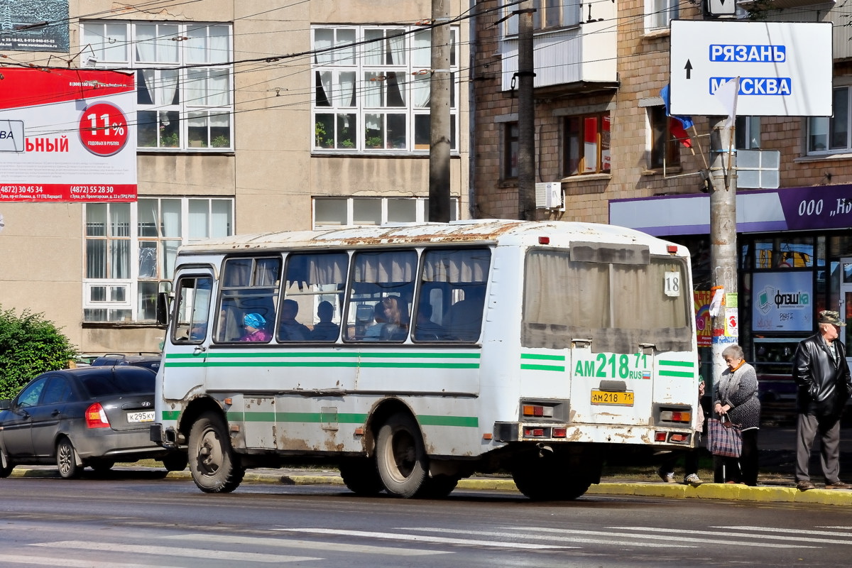 Тульская область, ПАЗ-3205-110 № АМ 218 71