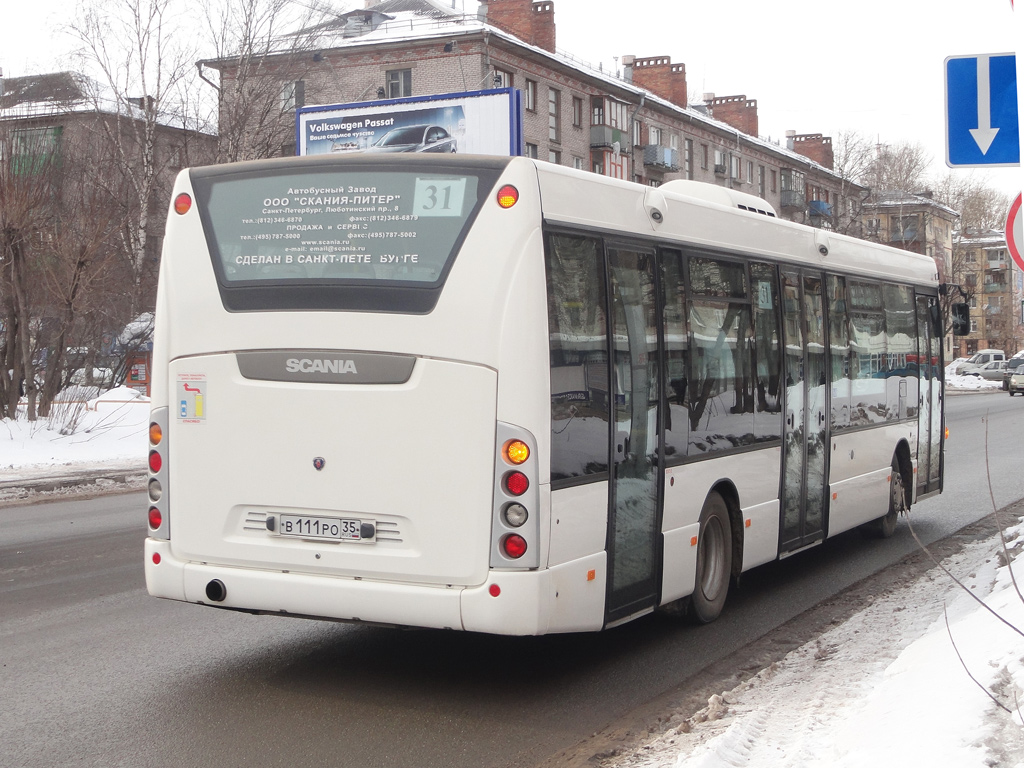 Вологодская область, Scania OmniLink II (Скания-Питер) № В 111 РО 35