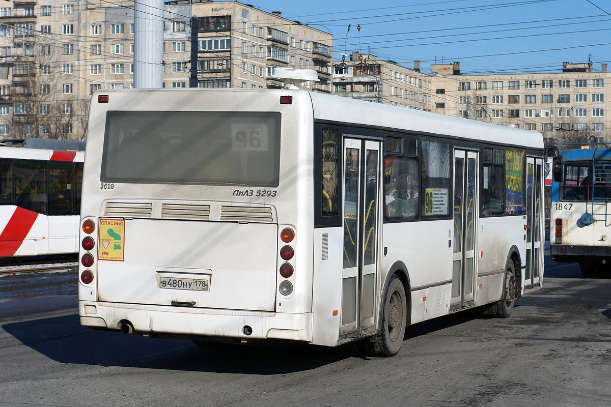 Санкт-Петербург, ЛиАЗ-5293.53 № 3619