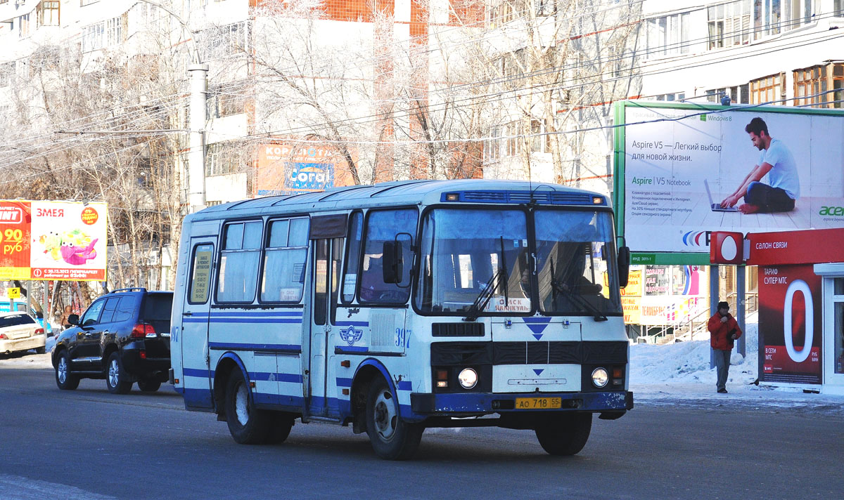 Омская область, ПАЗ-32053 № 397