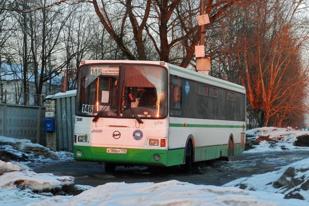 Санкт-Петербург, ЛиАЗ-5293.53 № 3591