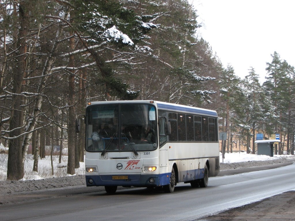 Ленинградская область, ЛиАЗ-5256.23-01 (ГолАЗ) № 3301