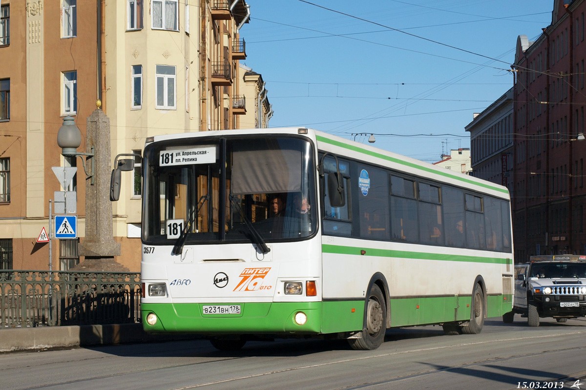 Санкт-Петербург, ЛиАЗ-5293.53 № 3577