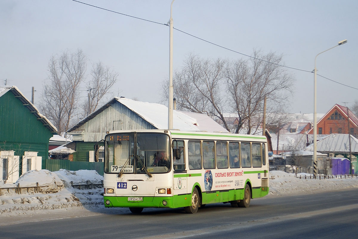 Омская область, ЛиАЗ-5256.45 № 412