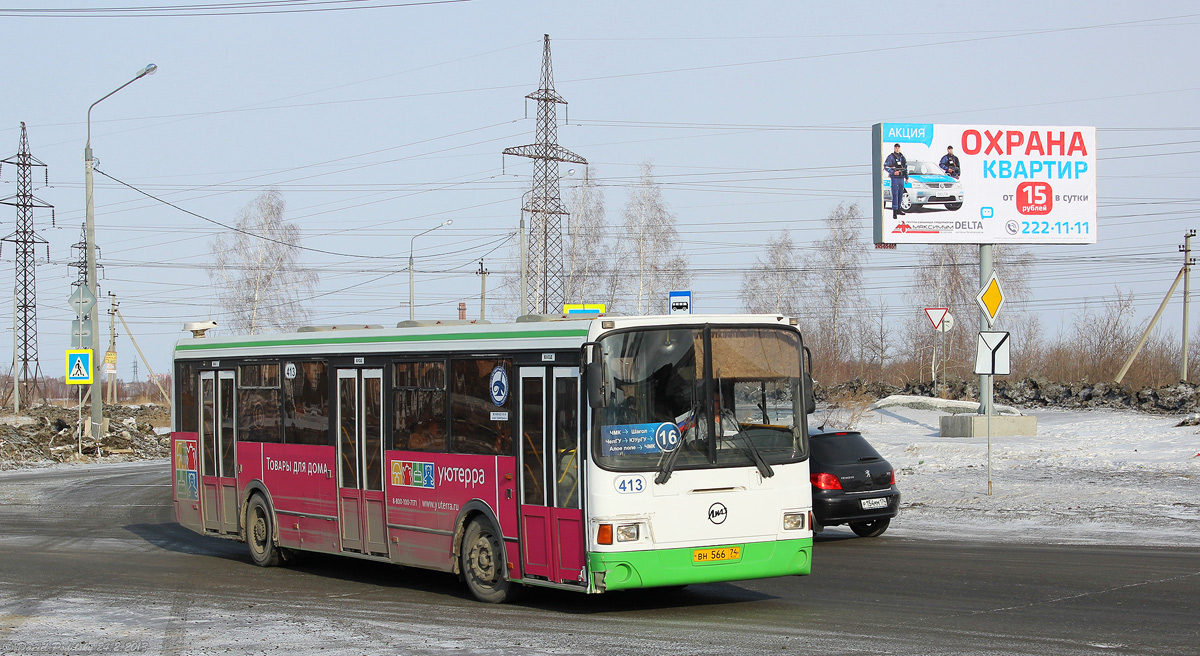 Челябинская область, ЛиАЗ-5256.53 № 413