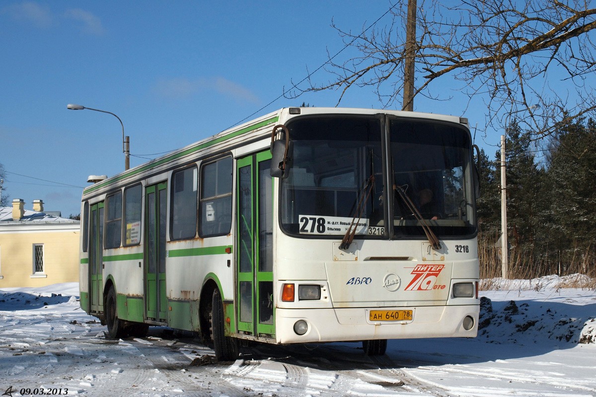 Санкт-Петербург, ЛиАЗ-5256.25 № 3218